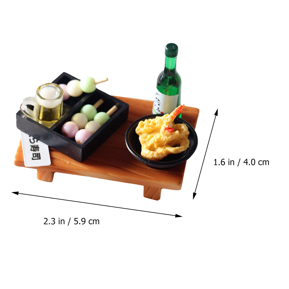 3Pcs Mini Sushi Realistic Deco - đánh giá và giá Japanese Food Lifestyle