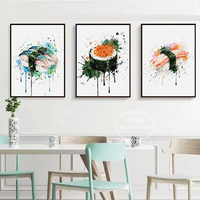 Watercolor Japanese Food Eel S - đánh giá và giá Japanese Food Lifestyle
