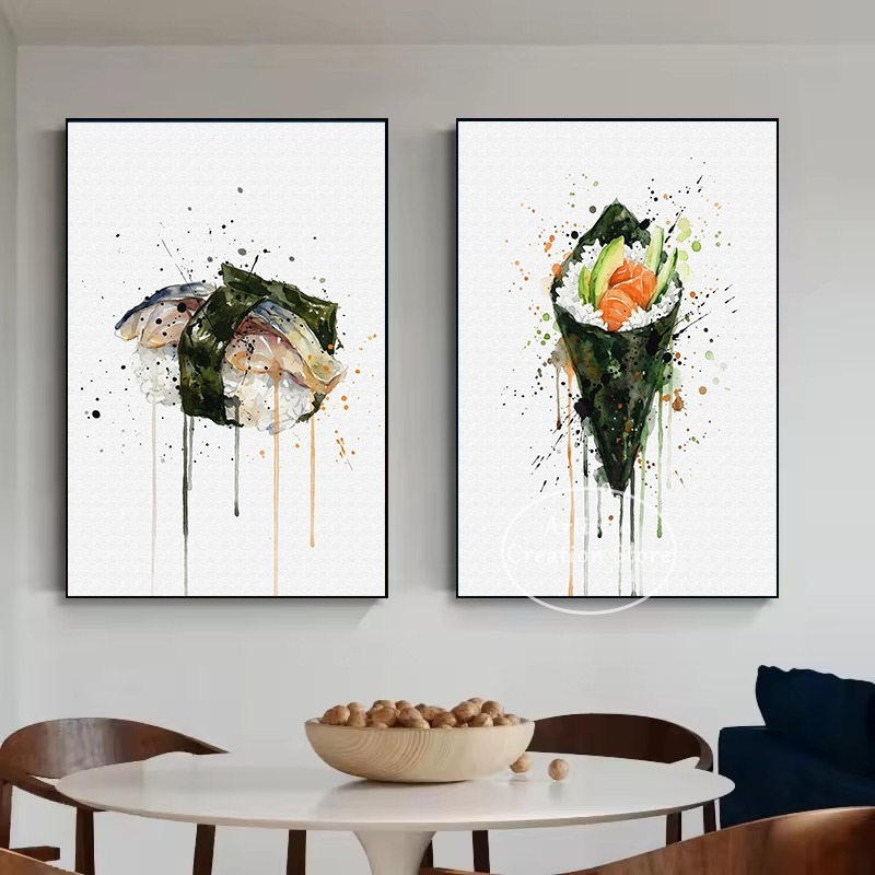 Watercolor Japanese Food Eel S - đánh giá và giá Japanese Food Lifestyle